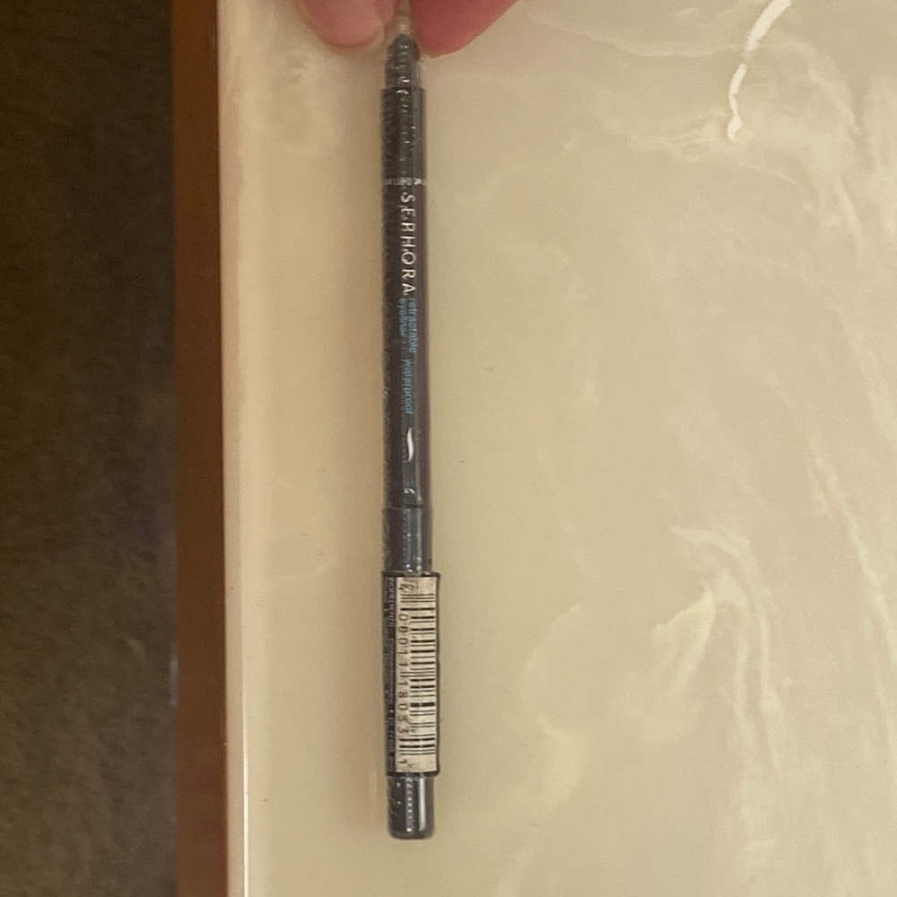 Sephora, retractable waterproof eyeliner, 01 Matte black